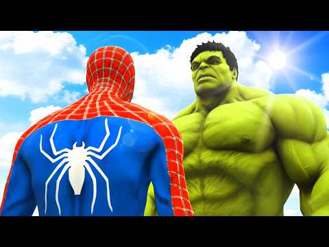BIG HULK vs SPIDERMAN in GTA!
