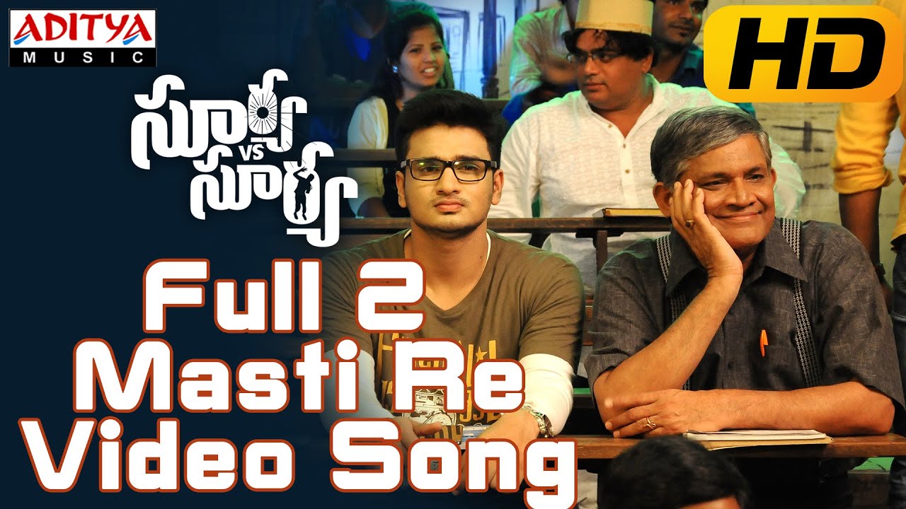 Full 2 Masti Re Song Lyrics in Telugu - Surya Vs Surya | Nikhil,Trida Chowdary