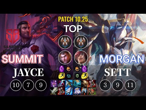 SB Summit Jayce vs HLE Morgan Sett Top - KR Patch 10.25