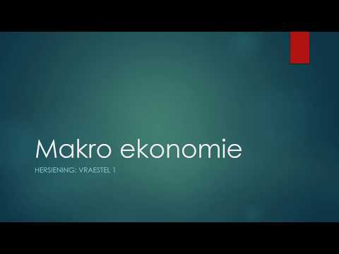 Ekonomie GRAAD 11: 23 April 2020 - periode 5 (23115)