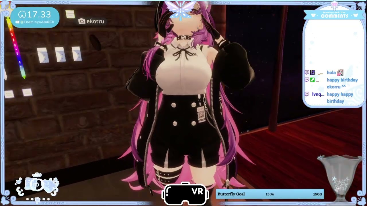 [VRCHAT]  HAPPY BIRTHDAY EKORRU | !Discord !Commands !7tv