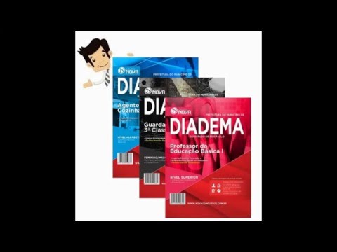 Apostilas do Concurso Diadema /SP 2016 - Diversos Cargos