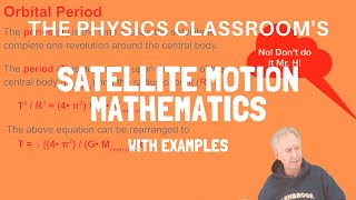 Satellite Motion Mathematics