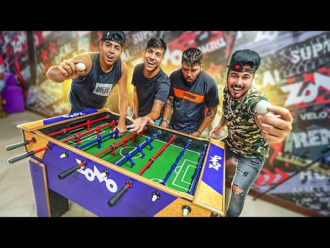 FOOSBALL GAME WITH MY FRIENDS!! *who won?*