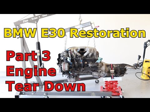 Degreasing the Engine & First Maintenance - BMW E30 325i Convertible - Restoration Series Part 3
