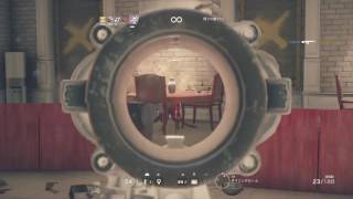 レインボーシックスシージ#16ハイエナ１人旅　テンションローでAIM会わせ