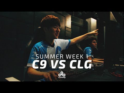 Cloud9 vs CLG | LCS Week 1 Highlights (2017 Summer)
