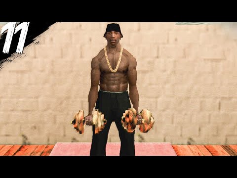 CJ FINALLY GOES TO THE GYM - Grand Theft Auto San Andreas - Part 11