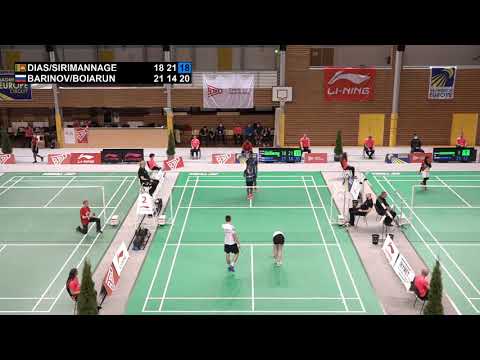 Match point - Dias / Sirimannage vs Barinov / Boiarun - XD, SF - Czech Open 2021