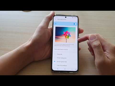 Galaxy S21/Ultra/Plus: How to Enable/Disable Color Adjustment to Make Changes To the Screen Color