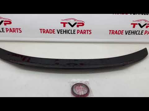 Fits Mercedes C-Class W205 2014-2021 Rear Trunk Boot Lip Spoiler Renntech Carbon Look video