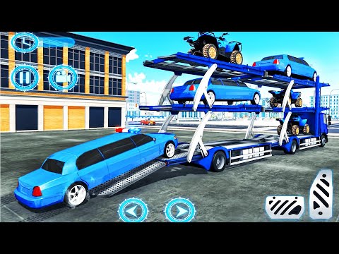 US Real Police Plane Limousine Car Quad Bike - Cargo Transporter Driving - Android GamePlay