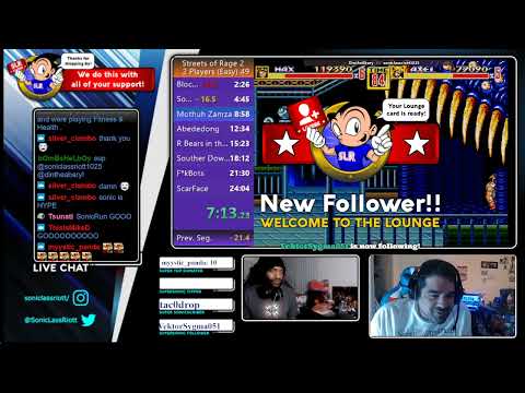 Streets of Rage 2: Easy Co-op Speedrun 23:45 *WR* (PB)