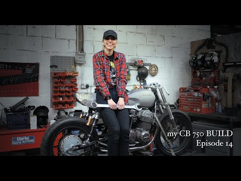 BUILDING MY FIRST MOTORCYCLE - EP 14  / HONDA CB750 / Custom Series by TOMBOY A BIT