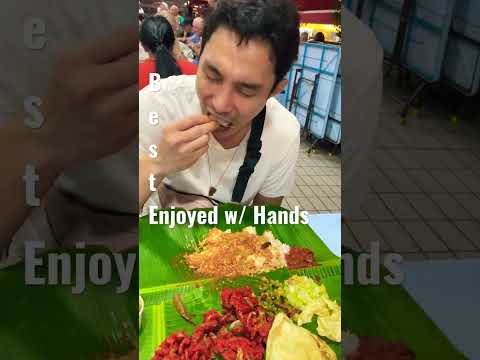 Folha de bananeira Sri Nirwana Maju em Bangsar #shorts