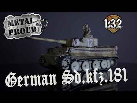 FOV 1/32 二戰德國虎式戰車/初期量產型/北非塗裝式樣 Sd.Kfz.181 PzKpfw VI Tiger Ausf