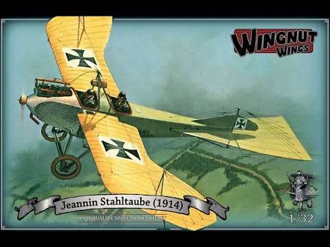 Wingnut Wings Jeannin Stahltaube (1914) 1/32 (32058) Kit in-box review