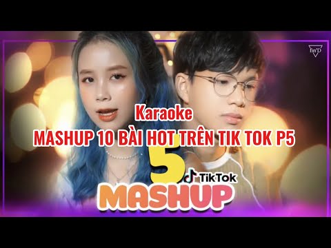 Karaoke Mashup hot 10 bài hát Tik Tok p5 - Changmie & Tiến Tới | Doraemon official