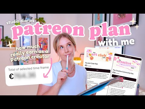 How I Plan Content For Patreon as a Full Time Artist