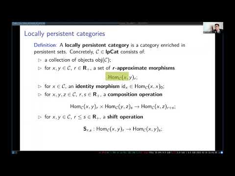Luis Scoccola (1/16/21): Locally persistent categories & metric properties of interleaving distances