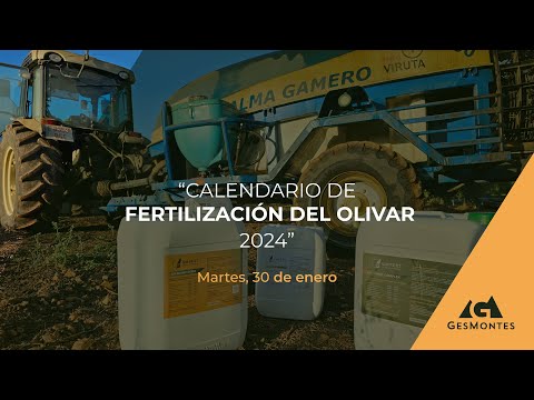 Fotograma del vídeo: Calendario de fertilización del olivar 2024