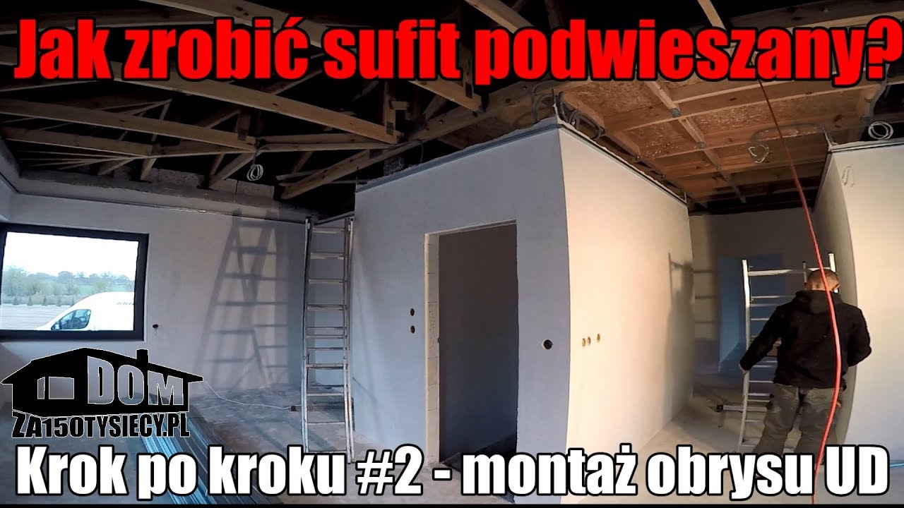 Jak zamontować obrys UD30  Jak zrobić sufit podwieszany #2 #domza150tysiecy.pl