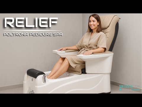 Relief poltrona pedicure spa motorizzata