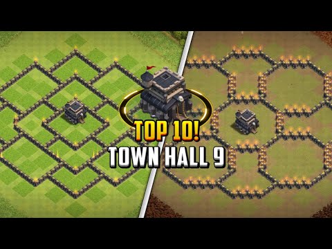 TOP 10! Town Hall 9 (TH9) Base Layout + Copy Link 2024 | Clash of Clans