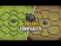 TOP 10 Town Hall 9 TH9 Base Layout Copy Link 2024 Clash Of Clans