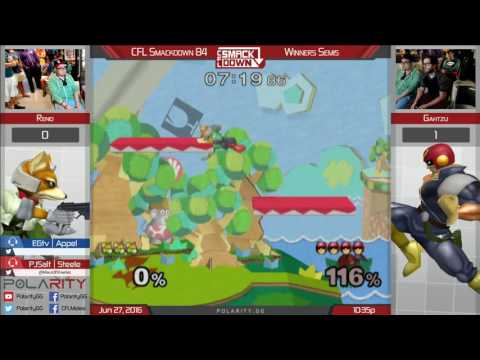 CFL Smackdown 84 Melee - Reno (Fox) vs Gahtzu (Falcon) - Winners Semis
