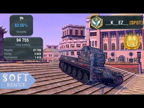 AMX 50 b: 6800 Damage , 3 Frags - WOT BLITZ -