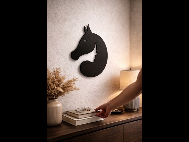 قطعة جدارية فتاة الحصان