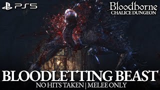 Headless Bloodletting Beast Boss Fight (No Damage) [Bloodborne]