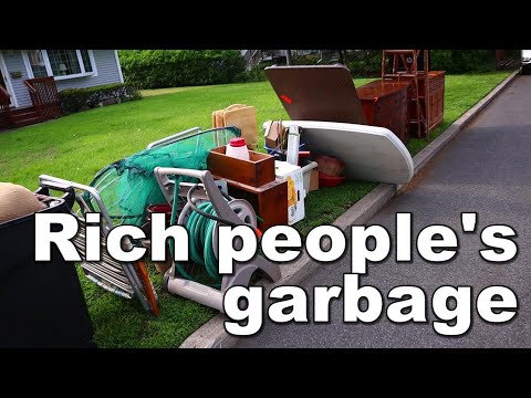 Trash picking millionaires' garbage in a super rich town, what did we find?