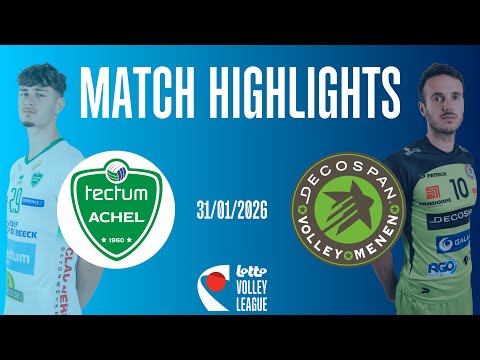 GAME HIGHLIGHTS: Tectum Achel  Decospan Volley Team MENEN  (31-06-2026)