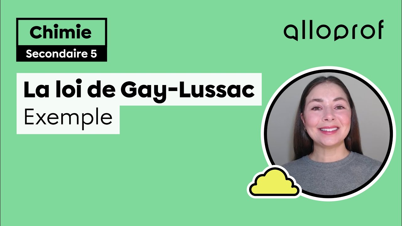 La loi de Gay-Lussac - Exemple