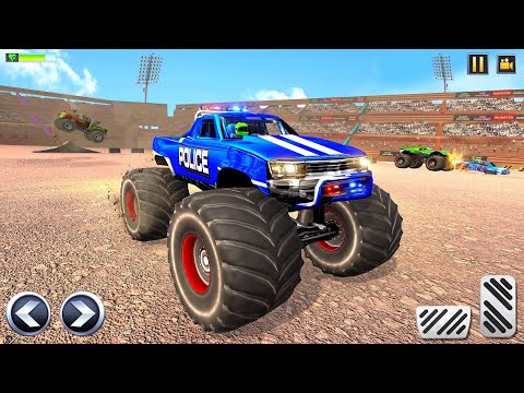 Monster Truck Demolition Derby 3D - US Police Monster Truck Derby - Android GamePlay