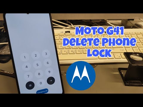 Motorola Moto G41 (XT2167-2), Delete Pin, Pattern, Password Lock.