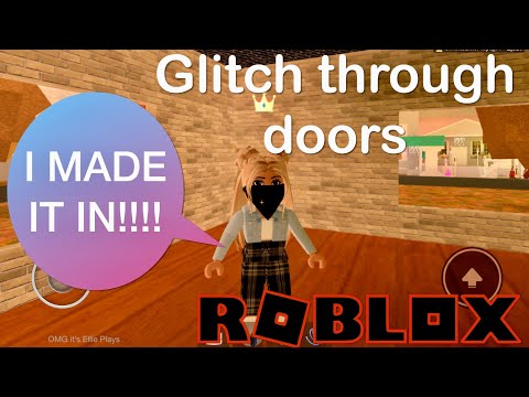 How to glitch through any door in Roblox work at a pizza place 🍕 (Step by step)