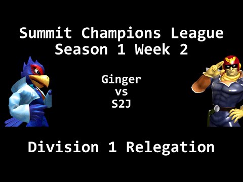 SCL1.2 - Ginger (Falco) vs S2J (Captain Falcon) - Division 1 Relegation