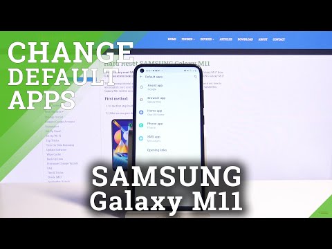 How to Change Default Apps on SAMSUNG Galaxy M11 – Customize App Defaults