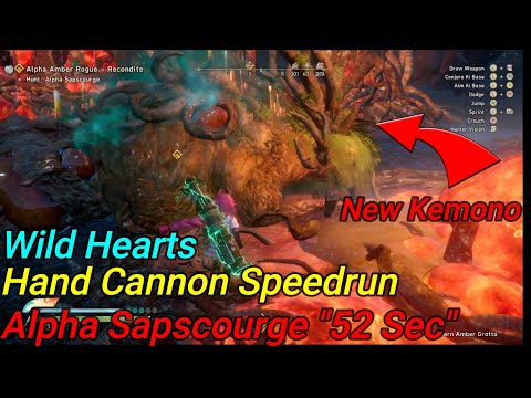🎮Wild Hearts 😊New Kemono 😃Alpha Sapscourge "52 Second" 🤗(Solo / Hand Cannon) 😎