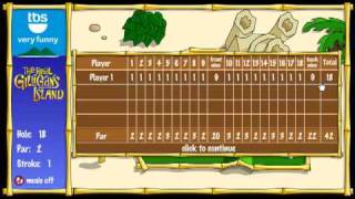 Spoiler Alert: TBS Gilligan's Island Mini Golf Hole in ONE