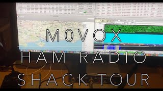 M0VOX HAM Radio Shack Tour (IC-7300, IC-9700)