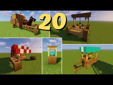 Odrin - Minecraft - 20+ Medieval Marketplace Build Hacks And Ideas
