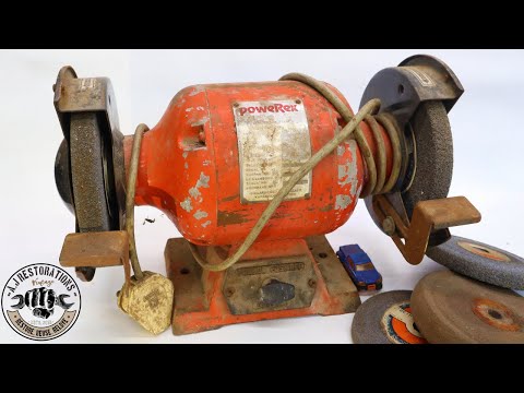 1981 Powerex Bench Grinder Restoration