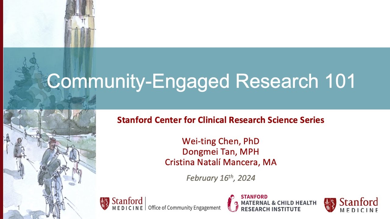 FEB 16, 2024 | Community Engaged Research 101