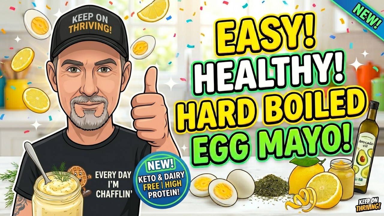Scared of Raw Eggs? 🛑 Make This Hard-Boiled Egg Mayo Instead! #cooking #food #keto #ketodiet