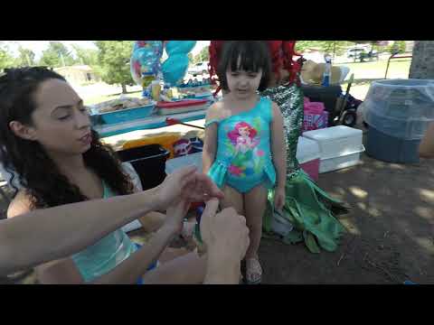 Jamie's 4th Birthday Ariel Arrives