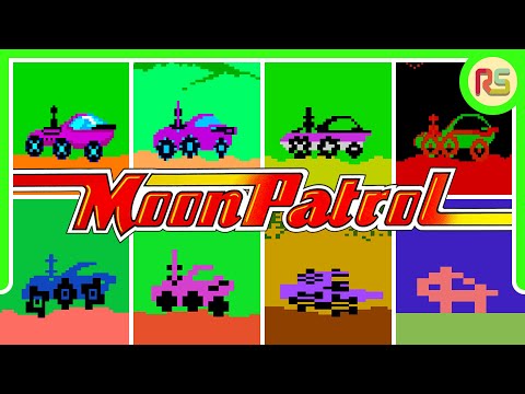 Moon Patrol 🚀 Official Versions Comparison